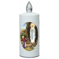 Lampe de cimetière App. Lourdes avec 2 piles AA incluses
