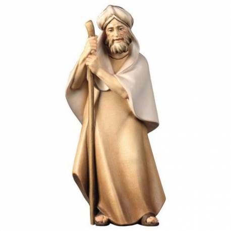 Berger Avec Baton pour personnages de crèche de 10 cm Couleur