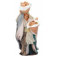 Santon Napolitain 08 Cm Femme avec paniers de pains 2021