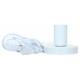 Socquet métal pour lampe-croix E27 - blanc