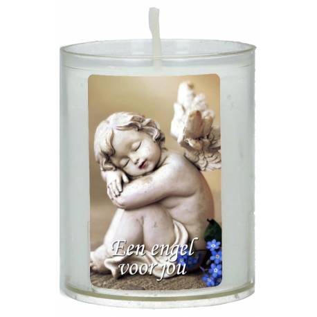Bougie de circonstance 65 x 50 mm - Een engel voor jou