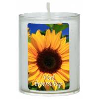 Bougie de circonstance 65 x 50 mm - Veel beterschap