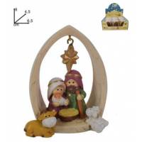 Nativité enfantine 8 cm couleur