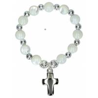 Dizainier sur élastique Nacre Croix