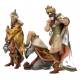 Set de trois rois mages : crèche de Noël en bois Ulrich 15 cm