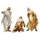 Set de trois rois mages : crèche de Noël en bois Ulrich 15 cm