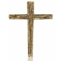 Croix Murale 25 X 18.5 Cm Bronze