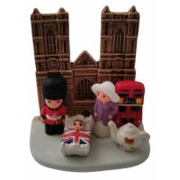 Kerststal Aardewerk - "Crèche du monde" London 