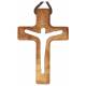 Croix s/cordon - 40 mm - Bois d'olivier