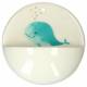 Benitier porcelaine 10 cm Baleine bleue