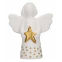 Engelbewaarder in porselein 5 cm 