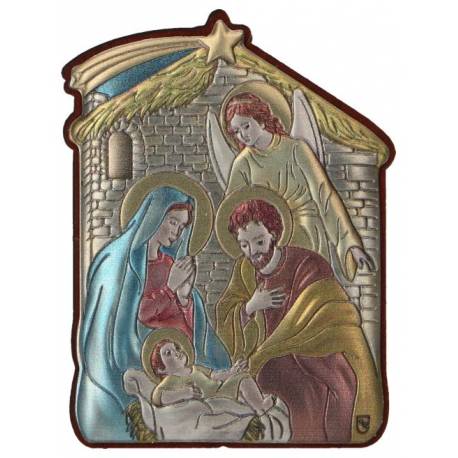 Cadre 5 X H6 cm - Nativité - Alu couleurs