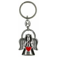 Porte-Clefs - Ange - Coeur rouge