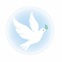 Colombe Bleu Bleu 8,5 cm 