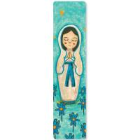 Signet Plastifié 18.5 x 4.5 cm Ave Maria +Prières Français/Anglais