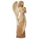 Ange En Bois Sculpte 15 cm 2 tons bois
