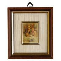 Cadre 2 Anges + Enfant