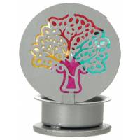 Tea light - vitrail - ARBRE DE VIE