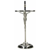 Croix sur base - 19 cm - Acier inoxydable