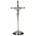 Croix sur base - 19 cm - Acier inoxydable