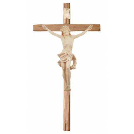 Bois Sculpté - Croix Murale 23 x 12 cm Bois naturel