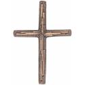 Croix Murale en bronze 22,5 x 15,5 cm