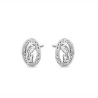 Boucles d'oreilles Vierge Marie en argent