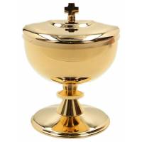 ciborie verguld - H 14 cm 