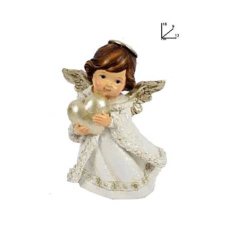 Engel met een hartje - 18 cm 