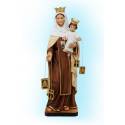 Statue vierge du Carmel 41 cm en résine