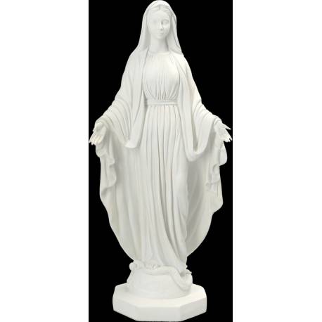 Beeld Wonderbare 40 cm in hars wit 