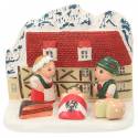 Kerststal Aardewerk - "Crèche du monde" Oostenrijk 
