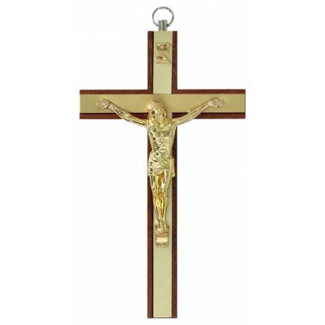 Kruisbeeld 15 cm Hout 