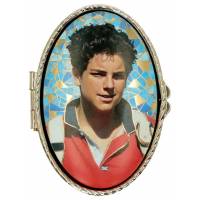 Pillendoosje - Carlo Acutis - Mozaiek - Ov52x36mm 