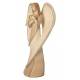 Ange En Bois Sculpte 12 cm 2 tons bois