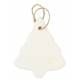 Sapin à suspendre en porcelaine blanche 8 cm