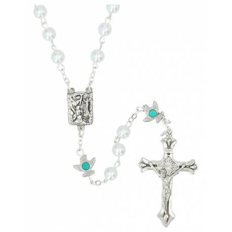 Chapelet blanc pater colombe