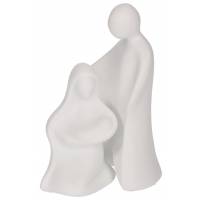 Heilige Familie in porselein 8 cm 