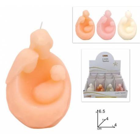 Bougie parfumée de Noël Nativité