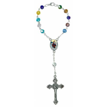 Dizainier/Voiture - St Christophe - Cristaux multicolores