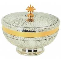 Ciborie voor verdeling H 12 Cm Diam 14 Cm 2-Kleurig 