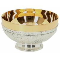 Patène-Ciboire de distribution H 12 Cm Diam 14 Cm Bi-Couleur