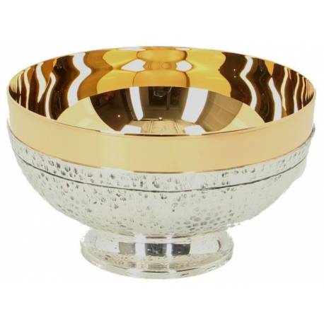 Ciborie-pateen voor verdeling H 12 Cm Diam 14 Cm 2-Kleurig 