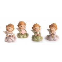 Ange à genoux de 5 cm - 4/set - 12/bte