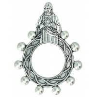 Bague-Dizainier - Sacré Coeur de Jésus - Mét. argté