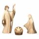 Crèche de Noël moderne en bois Aram : Sainte Famille