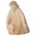 Crèche de Noël en bois Aram : berger à genoux