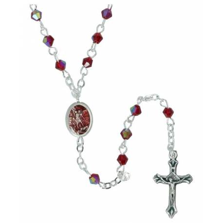 Rozenkrans semi-kristal rood Hartje H Michael rood 