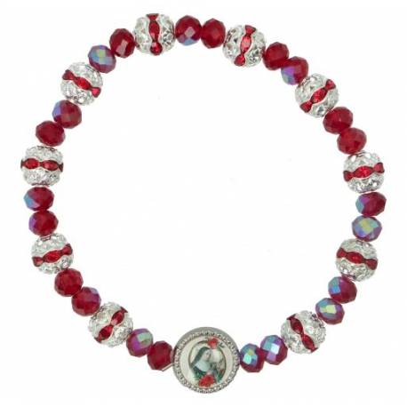 Bracelet sur élastique Méd. Ste Rita