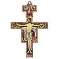 Croix St Damien - 18 X 12 cm